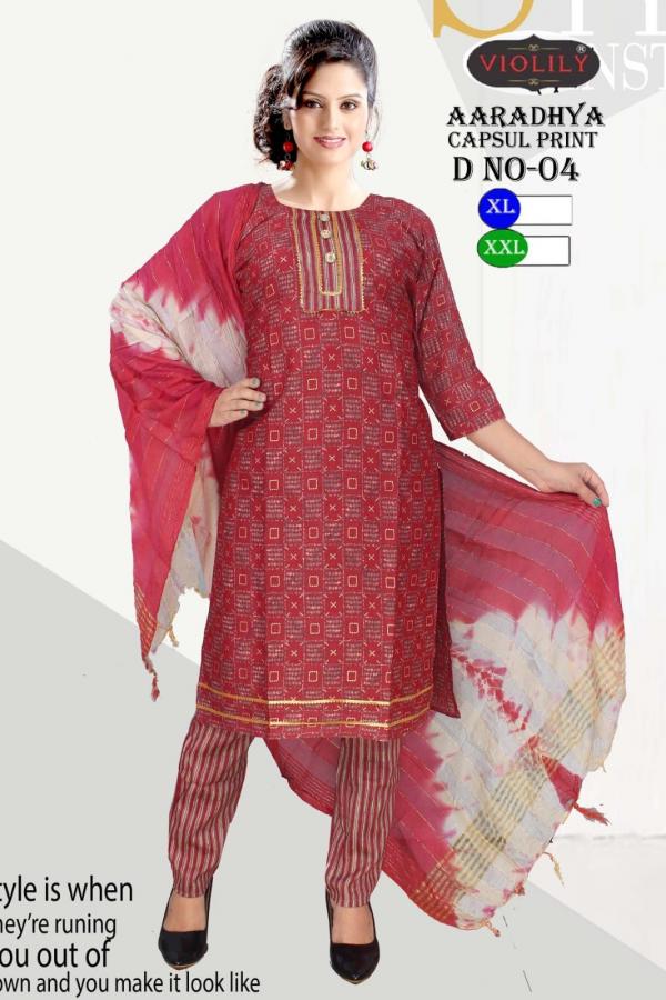 Trendy Aaradhya 04 Capsule Print Designer Readymade  Dress Material